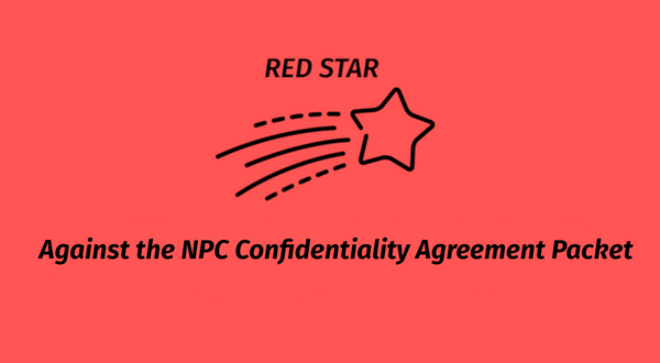 Against the NPC Confidentiality Agreement Packet